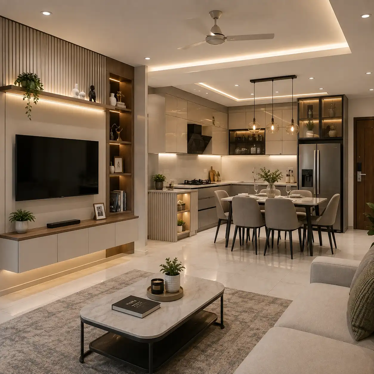 Modular wardrobe interiors